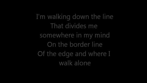 Green Day -Boulevard of Broken Dreams lyrics