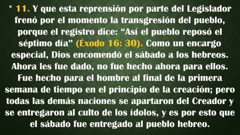 3. El Sábado Confiado a los Hebreos - Pr. John Lopera