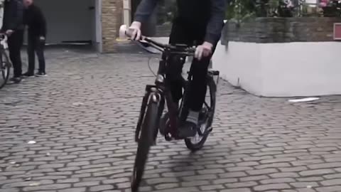 An invisible helmet for cycling