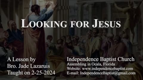 Looking for Jesus