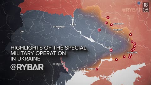 ❗️🇷🇺🇺🇦🎞 RYBAR HIGHLIGHTS OF THE RUSSIAN MILITARY OPERATION IN UKRAINE ON August 12-18, 2024