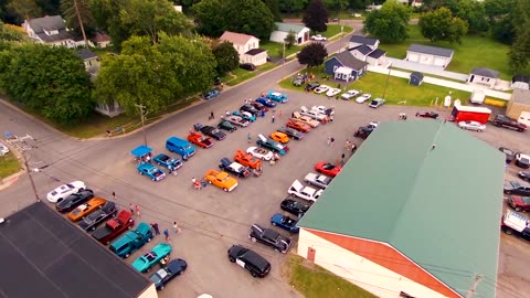 Car Show - Drone View - Clyde, NY August 17th 2024