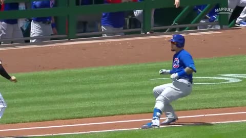 May 27, 2021 - Javier Baez and the Chicago Cubs Steal a Run with Clever Baserunning