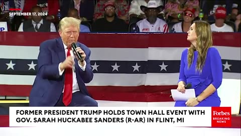 Trump Holds First Public Event Since Assassination Attempt | Flint, MI Town Hall!!! - 9/17/2024