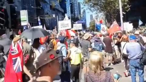 The People of Melbourne, Australia Came Out Strong Against Dictator Dan and the COVID Regime