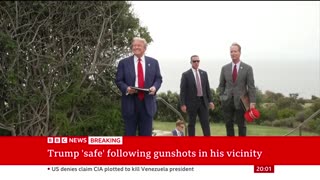 Donald Trump is safe following gunshots in his vicinity _ BBC News