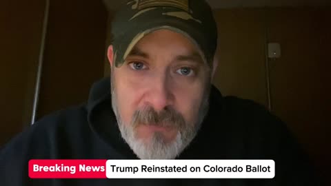 BREAKING | Trump Reinstated on Colorado Ballot