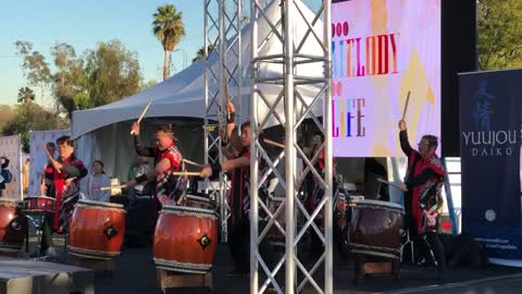 Drummers at The Rose Parade-Jan 2, 2019