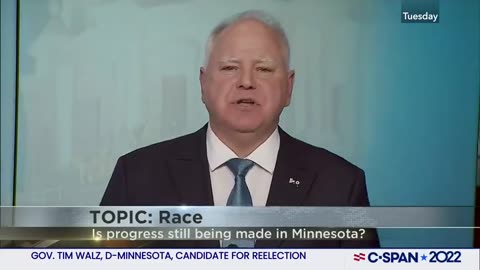 Tim Walz BRAGS about overwhelming small-town America with migrants