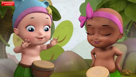 Baby Dance Cartoon Video Jungle Edition | Infobells