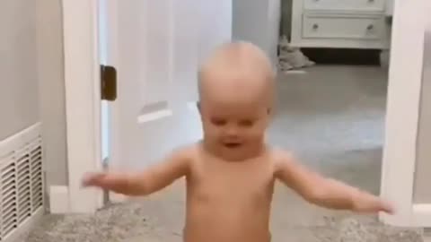 cute chubby baby - funny video