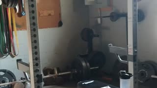 150 x 5 overhead press