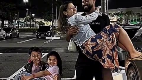 Watch: Father Carries Wife—Son Follows by Carrying Sister! 👨‍👩‍👧‍👦❤️