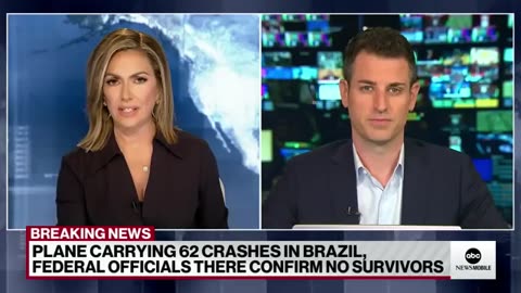 No survivors after plane carrying 62 people crashes in Brazil_ Authorities