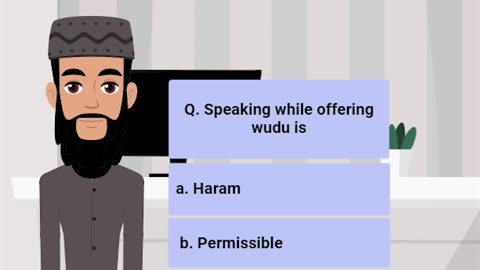 Q. Speaking while offering wudu is #Quran #muslim #islam