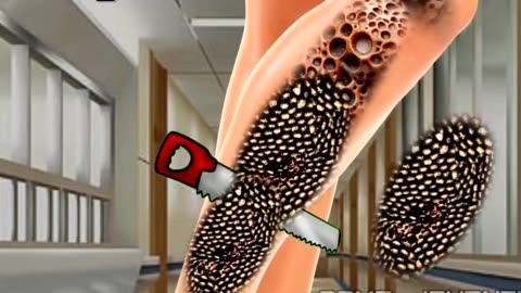 Removing dogtics from leg animation |Asmr animation #asmr #treatment