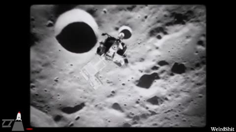 A NEVER-BEFORE-SEEN footage shows Buildings on the Moon