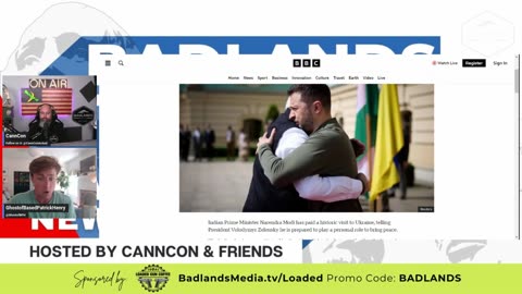 Modi and Zelensky Hug it Out - Badlands Daily - Monday Aug 26, 2024