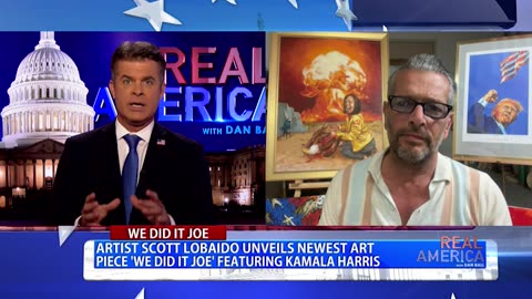 REAL AMERICA -- Dan Ball W/ Scott LoBaido on his new masterpiece 'We Did It Joe,' 9/3/24