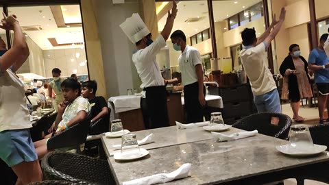 Dancing Cooks and Waiters