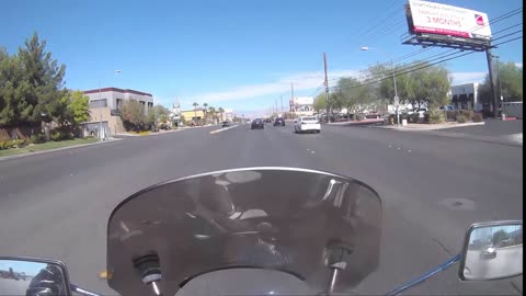 my trip up decatur to flamingo on my suzuki 650