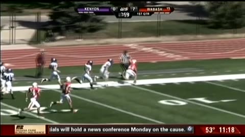 October 1, 2011 - College Football Highlights : Kenyon at Wabash College