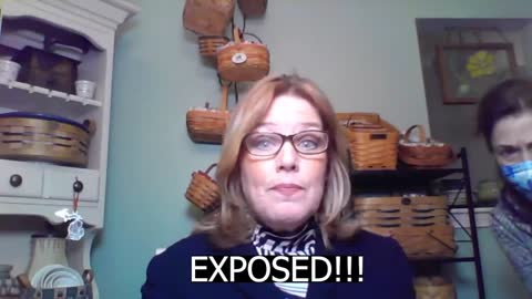 Democrat in Blue Christine Barnes BUSTED!