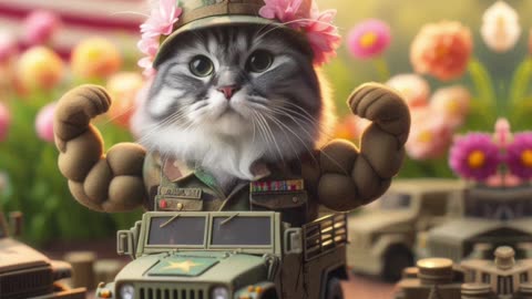 The Army Cat Story | The Cat in the | Kitty in ai cat online, #cute #cat #kitten #shorts #cat #funny