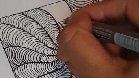 Zentangle Pattern | Tutorial Drawing Video