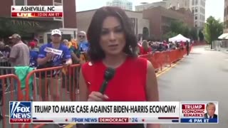 WOW! People are lined up three blocks minimum right now to hear President Trump speak at 4 o’clock