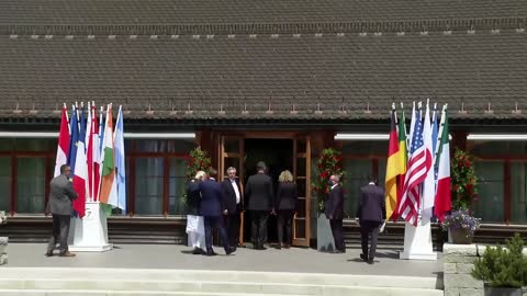 Pm modi with the leaders of G7 countries in Germany