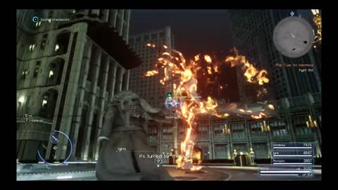 Final Fantasy XV Ifrit Boss Battle