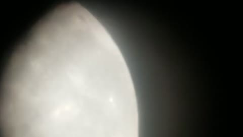 Lights visible on the moon