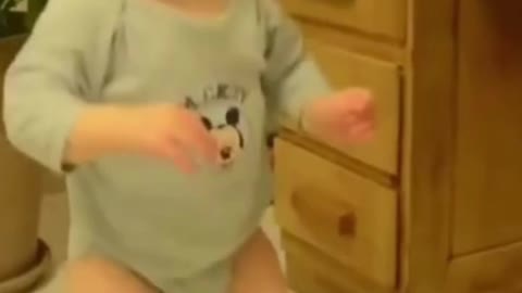 Cute baby dance