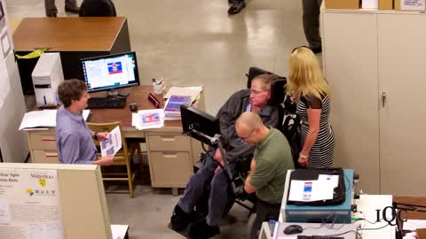 Stephen Hawking at the Institute for Quantum Computing: The Boomerang of Time