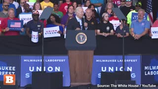 Biden Gets Heckled, Proceeds to Rant About "Extreme MAGA Republicans"