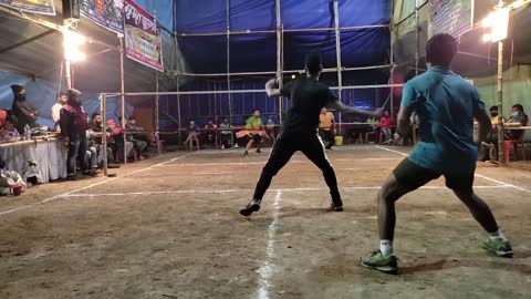 A wonderful badminton match