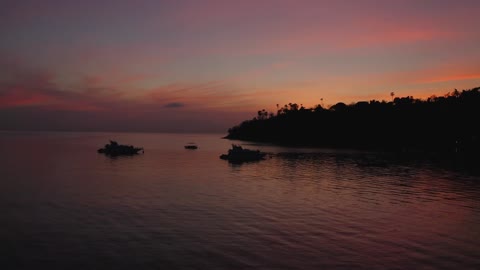 An island with a beautiful beach