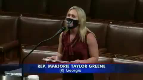 Marjorie Taylor Greene Tells Democrats: "Stop this evil, now!"