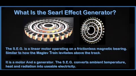 What is the SEG - Searl Effect Generator