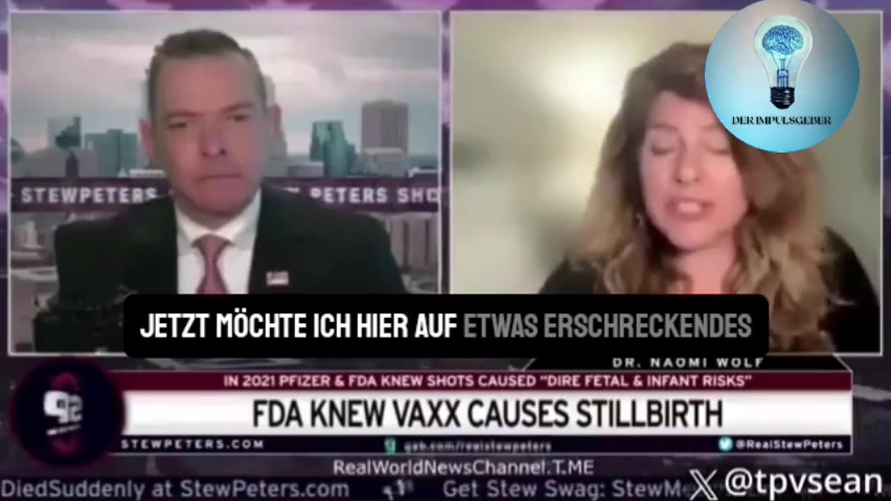 ⁣Pfizer-Insider geben zu, dass geimpfte Männer