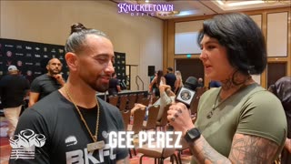 Gee Perez Talks Upcoming Fight Plans at BKFC 66 Weigh-Ins | Knuckletown Official Interview