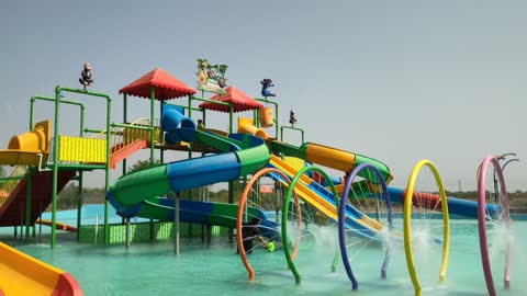 Water park In India Gujarat