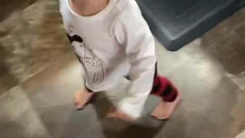 Baby Christmas dance video viral