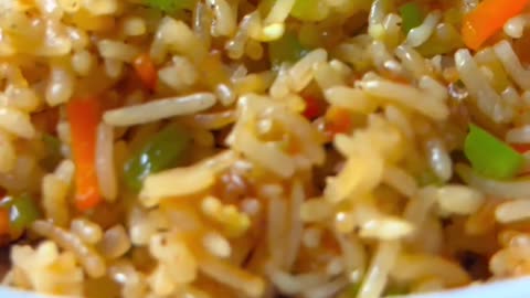 Easy Style Fried Rice 🌾🤤 with ASMR Cooking sound recipe 👍