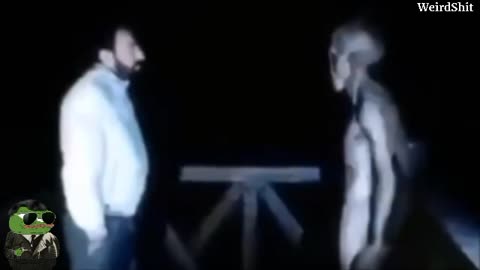 FOOTAGE EMERGES SHOWING A REAL ENCOUNTER WITH ALIEN BEING SUPPOSEDLY IN BARCELONA SPAIN