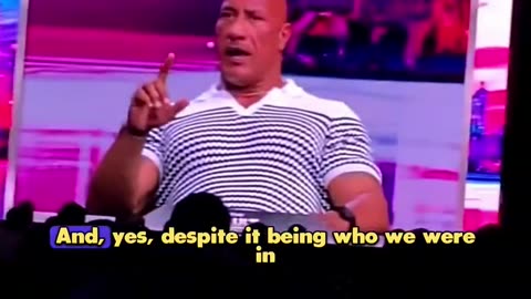 Dwayne The Rock Johnson just CONDEMNED Democrats' violent rhetoric against Trump