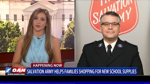 Salvation Army Helps Families Shopping For New School Supplies