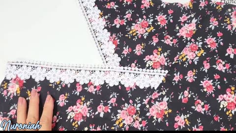 Sewing Tips and Tricks with lace that you should know to sew collar