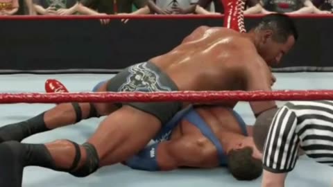 WWE 2K23 The Rock Wins WWF Heavyweight Championship